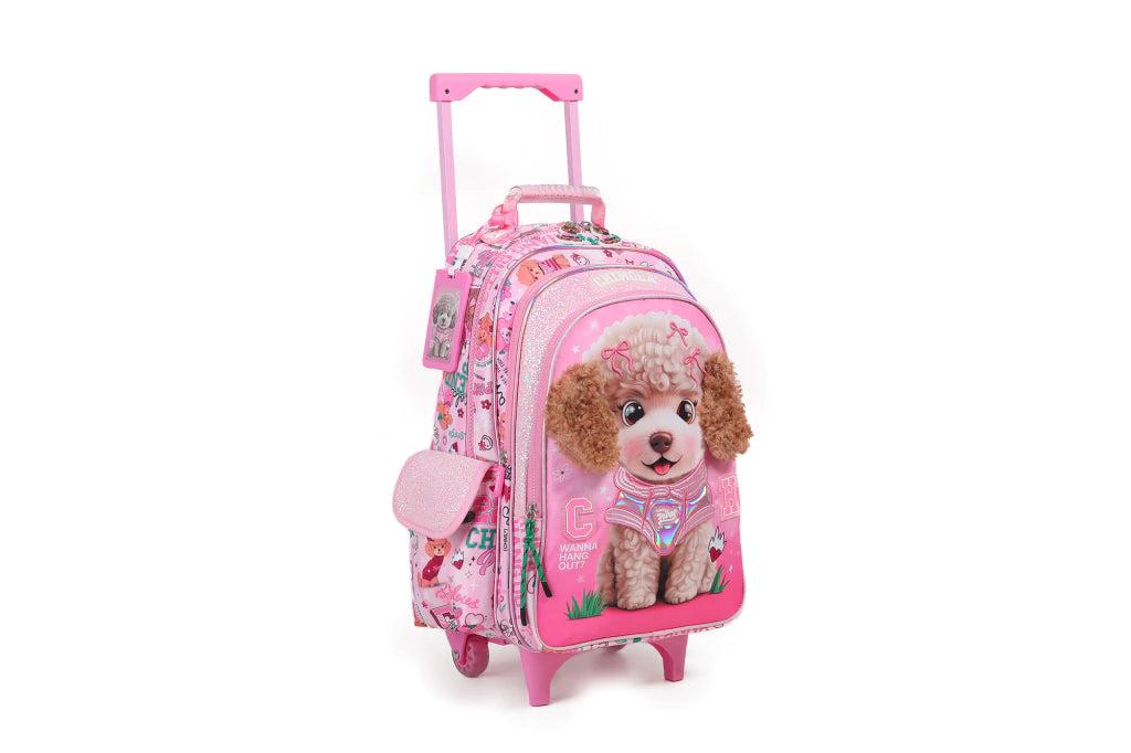 MOCHILA CARRITO POODLE